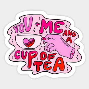 You + Me Sticker